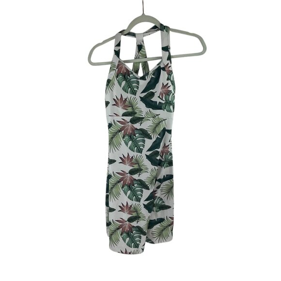 Freedom Trail by Kyodan Strappy Cross Back Tropical Print Dress XS Summer Resort - Picture 6 of 6